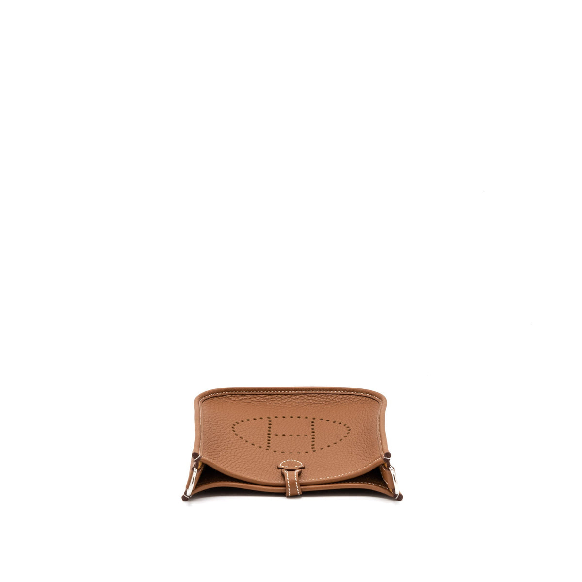 Hermes Mini Evelyne Clemence Gold/Multicolour Strap SHW