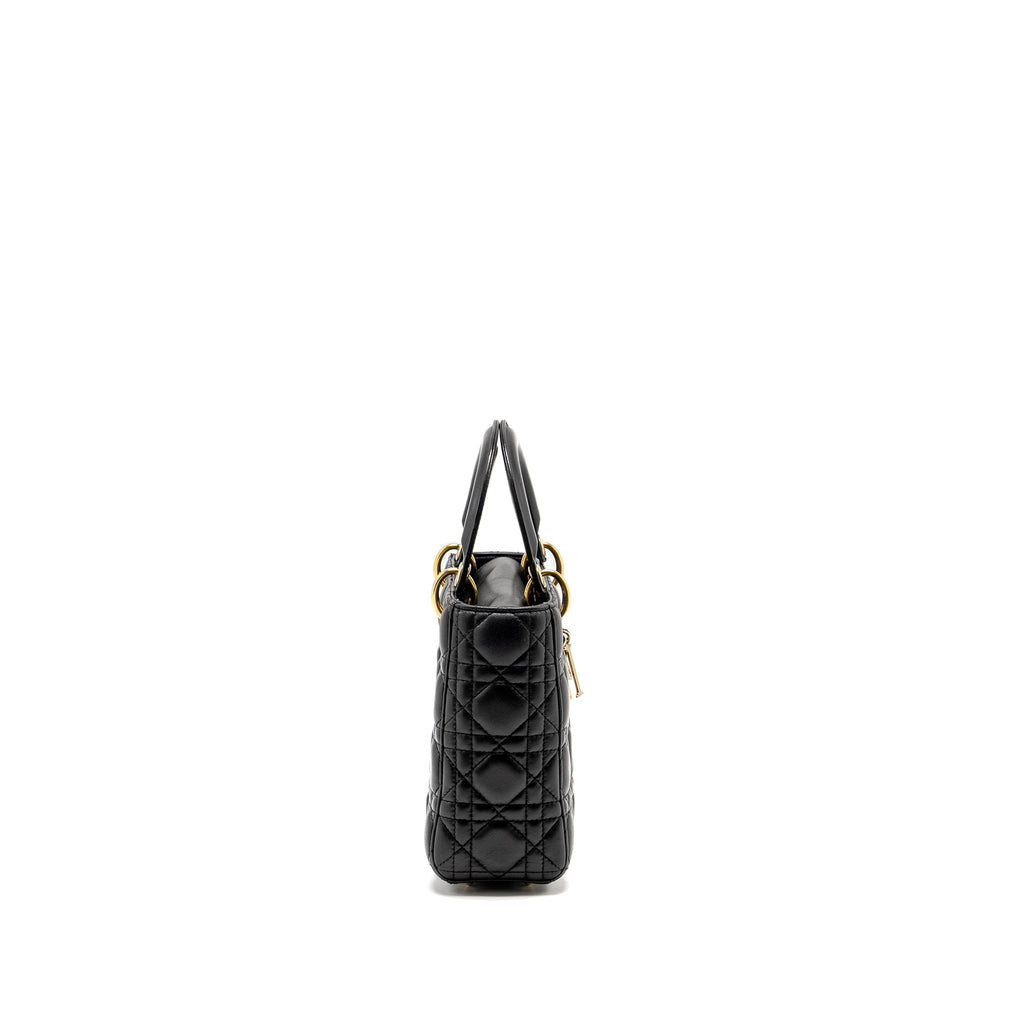 DIOR MY ABC SMALL LADY DIOR LAMBSKIN BLACK GHW