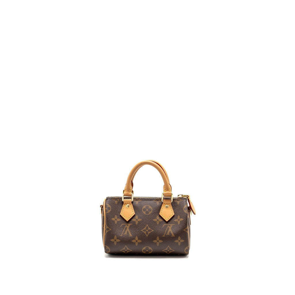 LOUIS VUITTON NANO SPEEDY MONOGRAM CANVAS GHW