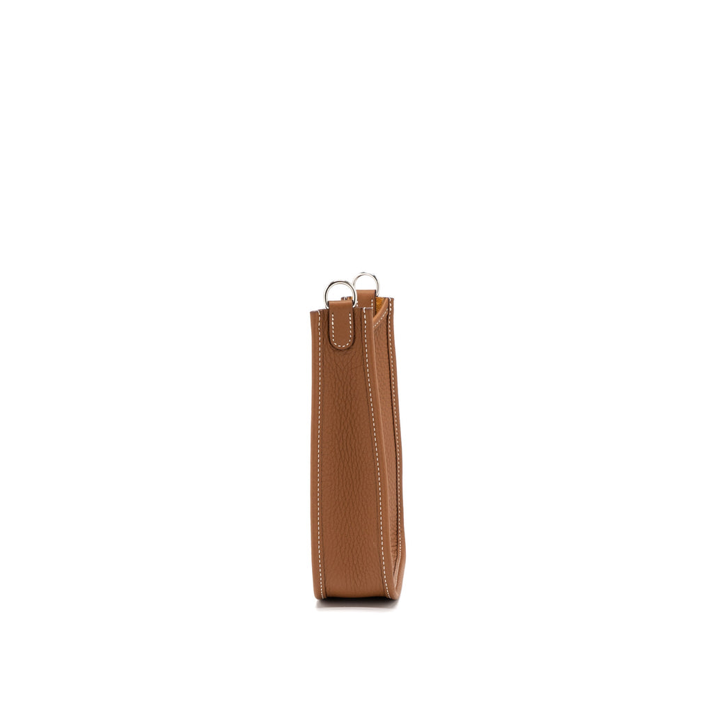 Hermes Mini Evelyne Clemence Gold/Multicolour Strap SHW