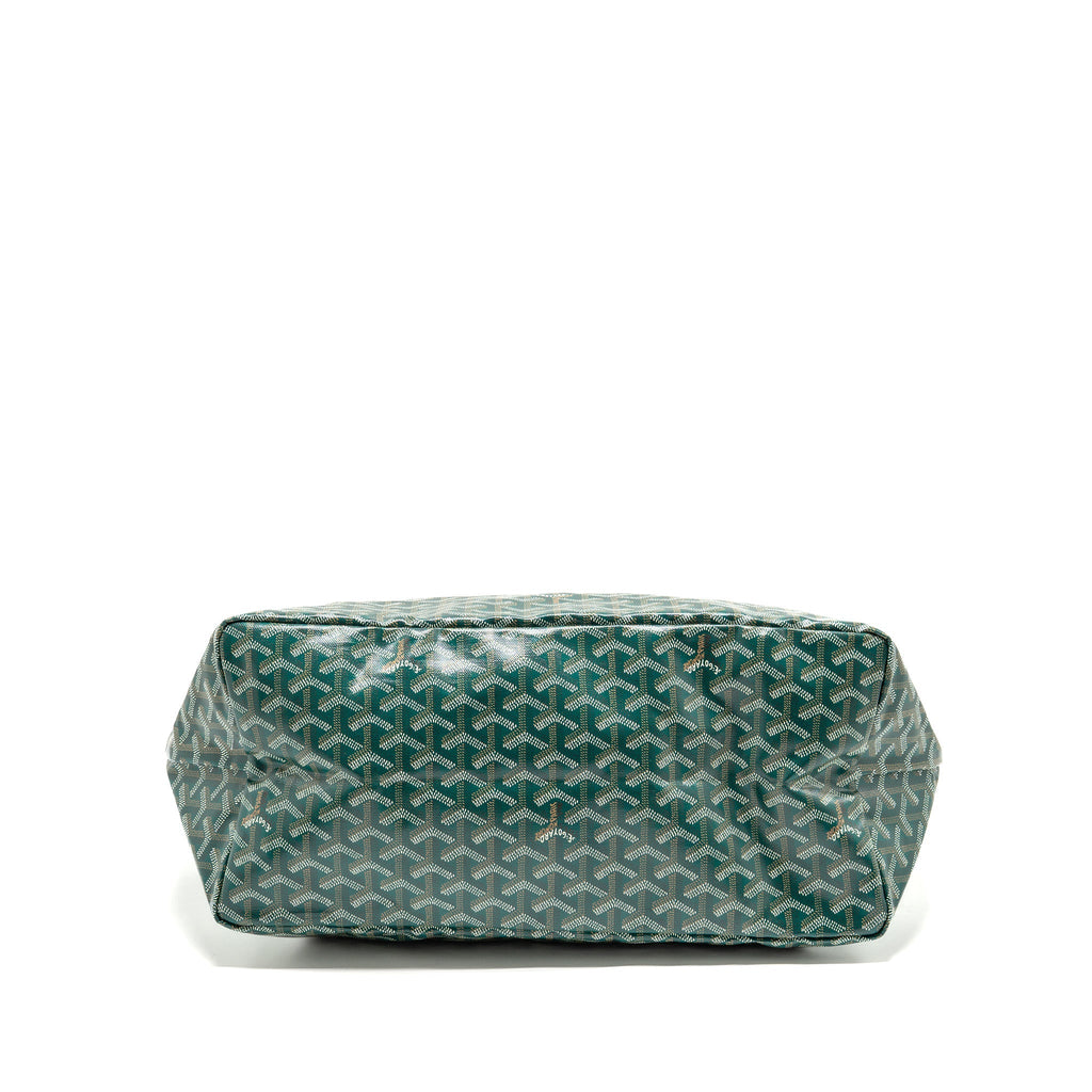 GOYARD SAINT LOUIS GM TOTE GOYARDINE CANVAS GREEN SHW