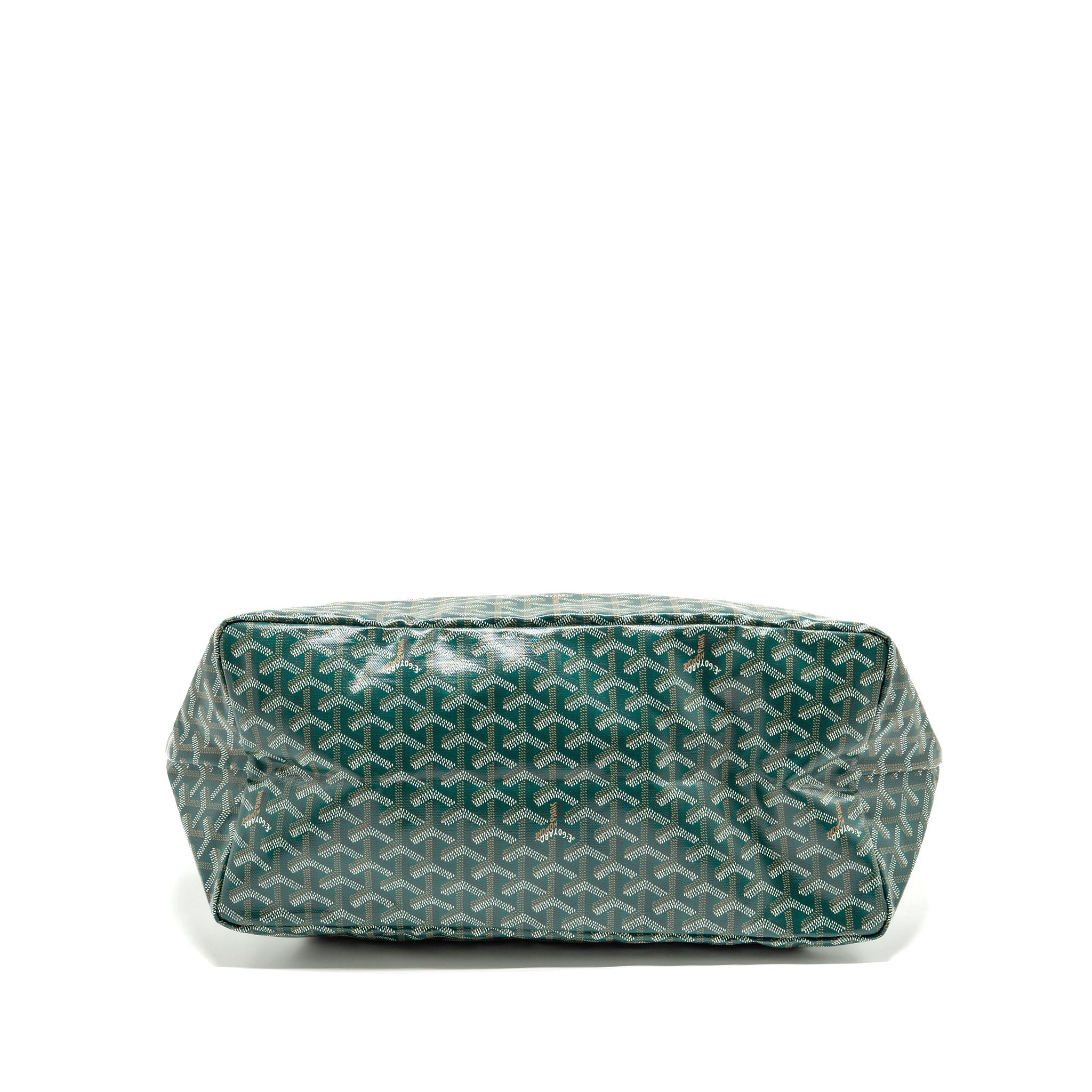 GOYARD SAINT LOUIS GM TOTE GOYARDINE CANVAS GREEN SHW