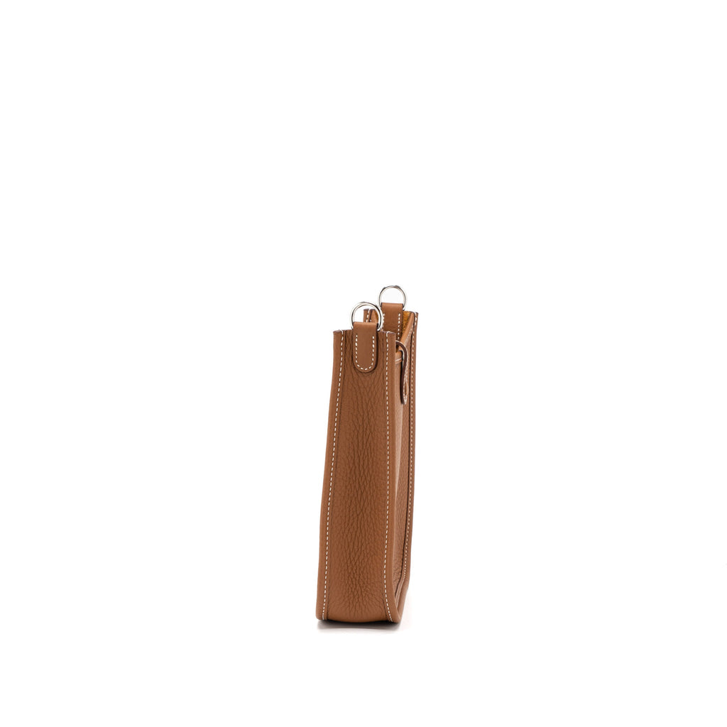 Hermes Mini Evelyne Clemence Gold/Multicolour Strap SHW