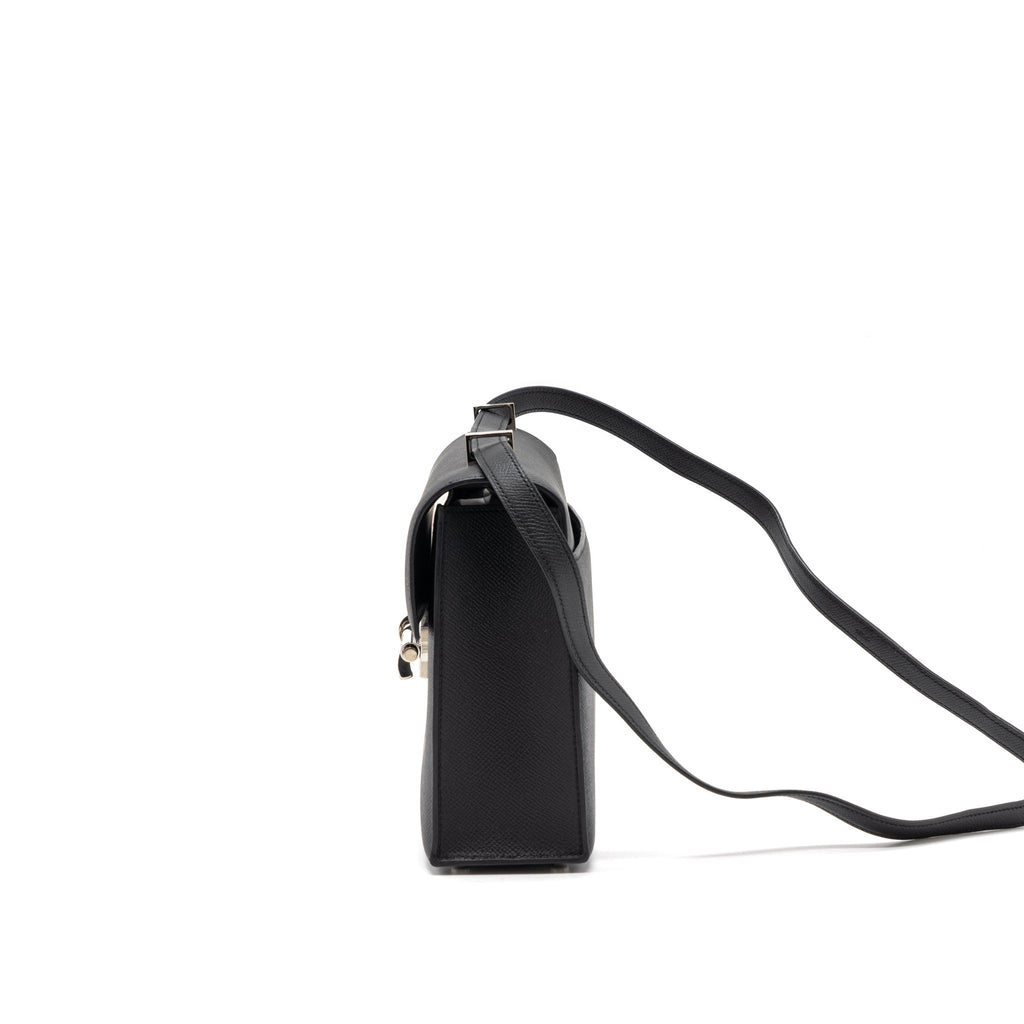 Hermes Verrou 21 Bag Epsom Black SHW