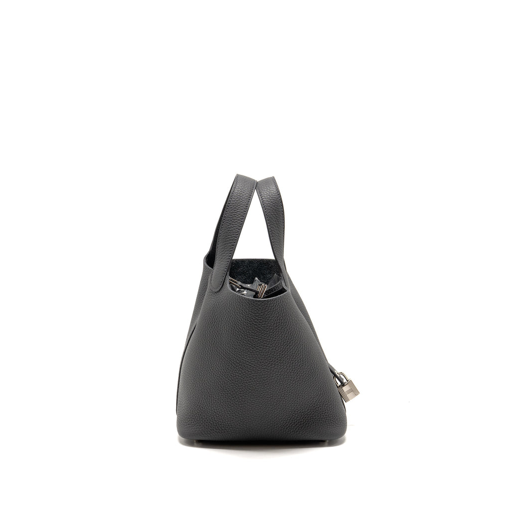HERMES PICOTIN 18 LOCK BAG CLEMENCE ARDOISE SHW