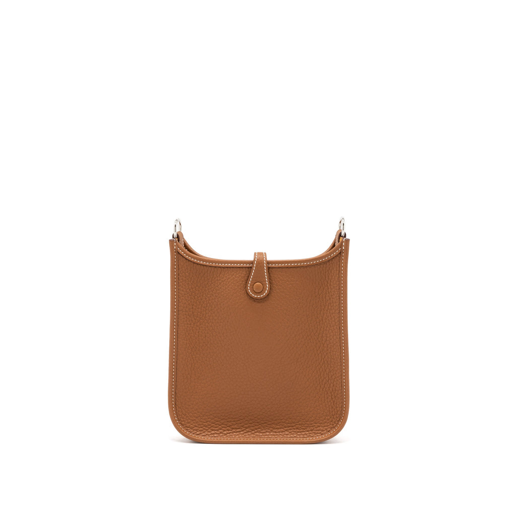Hermes Mini Evelyne Clemence Gold/Multicolour Strap SHW