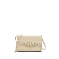 VALENTINO SMALL ROCKSTUD CROSSBODY BAG GRAINED CALFSKIN LIGHT IVORY LGHW