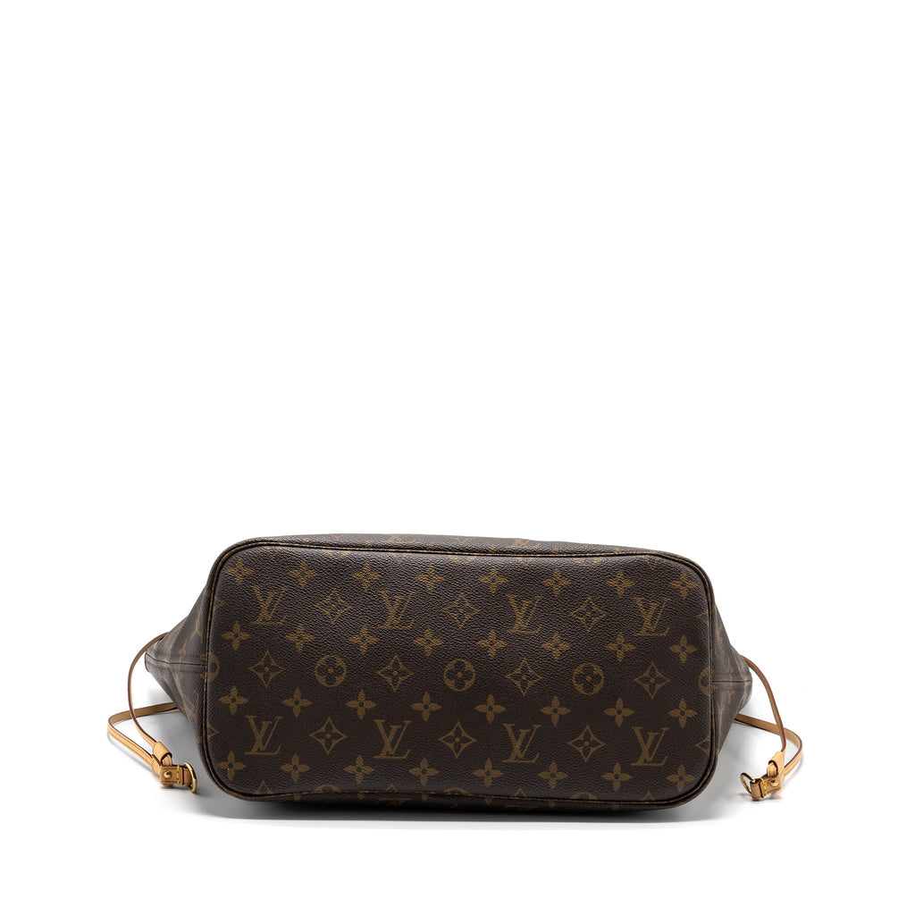 LOUIS VUITTON NEVERFULL MM MONOGRAM CANVAS GHW