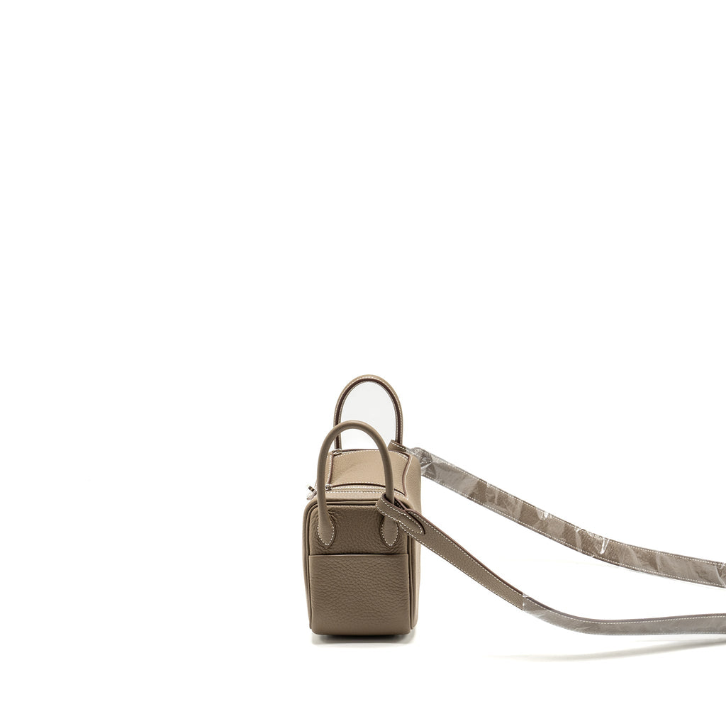 HERMES MINI LINDY II CLEMENCE ETOUPE SHW