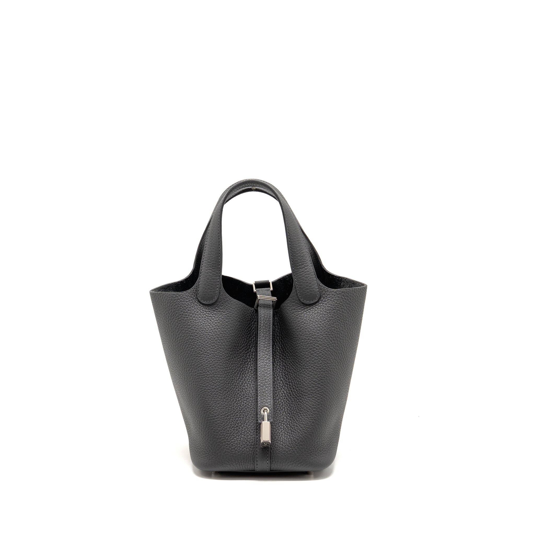 HERMES PICOTIN 18 LOCK BAG CLEMENCE ARDOISE SHW