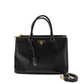 PRADA GALLERIA SAFFIANO TOTE BAG CALFSKIN BLACK GHW