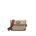 GUCCI NEO VINTAGE BELT BAG GG SUPREME CANVAS BRUSHED GHW