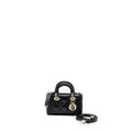 DIOR LADY D-JOY MICRO BAG LAMBSKIN BLACK LGHW