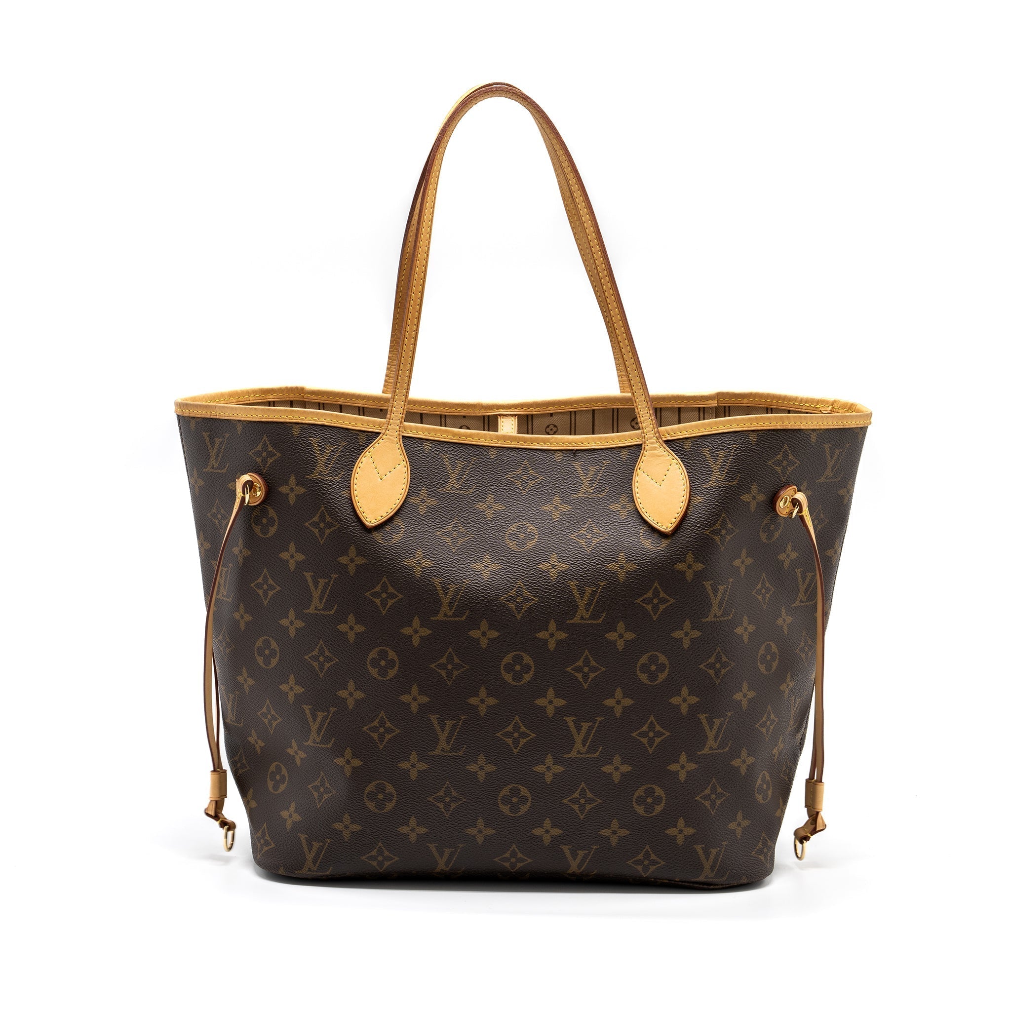 LOUIS VUITTON NEVERFULL MM MONOGRAM CANVAS GHW