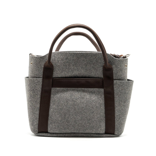 HERMES THE GROOMING BAG WOOL ACIER SHW