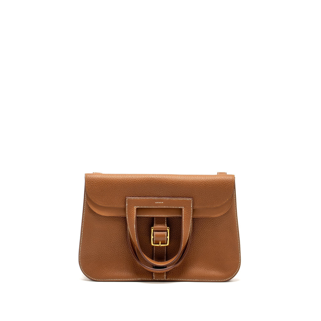 HERMES HALZAN 31 CLEMENCE GOLD GHW