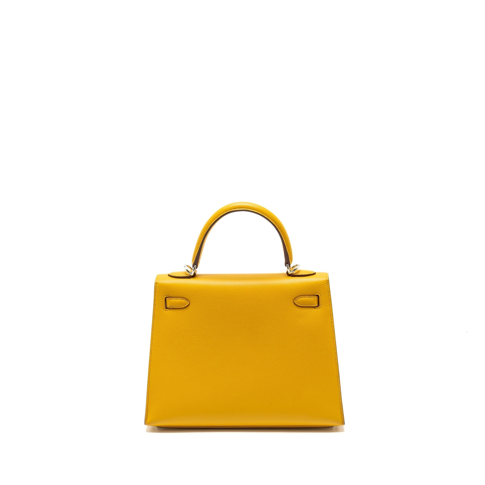 HERMES KELLY 25 EPSOM 9D JAUNE AMBER SHW