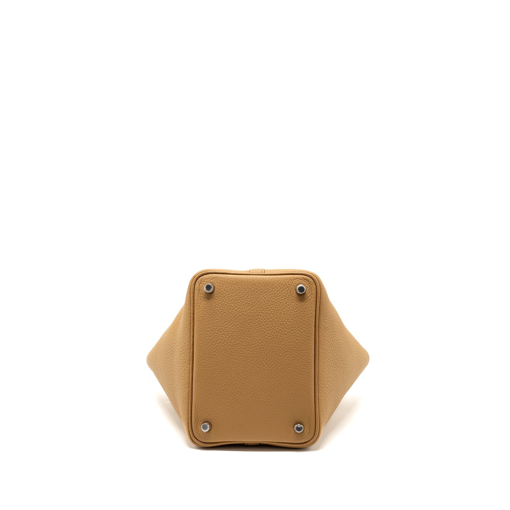 HERMES PICOTIN 18 LOCK BAG CLEMENCE 4B BISCUIT SHW