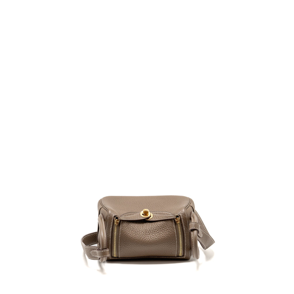 HERMES MINI LINDY CLEMENCE ETOUPE GHW