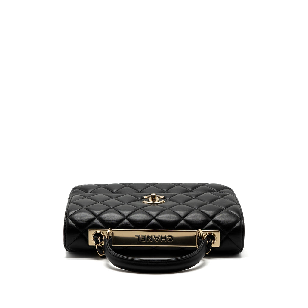 CHANEL MEDIUM TRENDY CC LAMBSKIN BLACK GHW