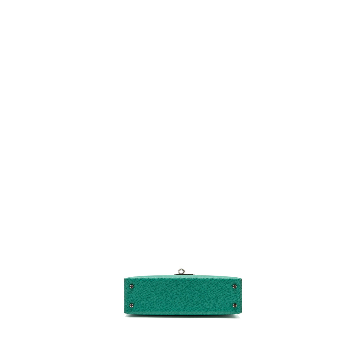 Hermes Mini Kelly Epsom Wooly Strap Vert Jade/ Blue Paradis-Saphir SHW