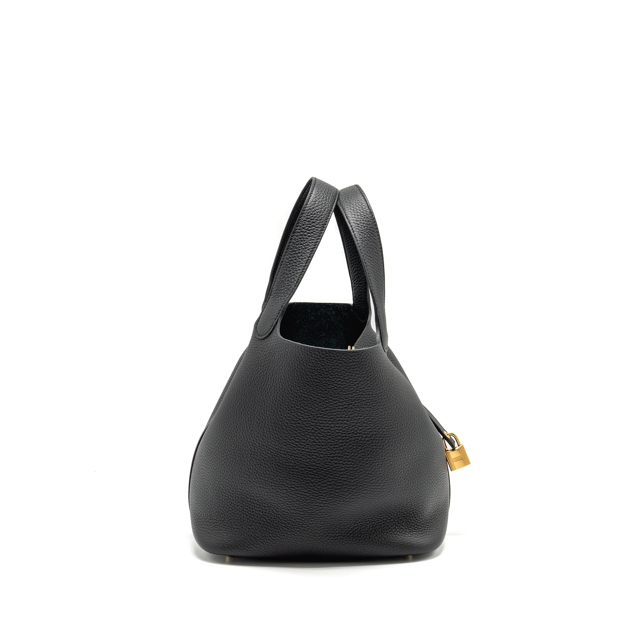 HERMES PICOTIN 22 CLEMENCE BLACK GHW