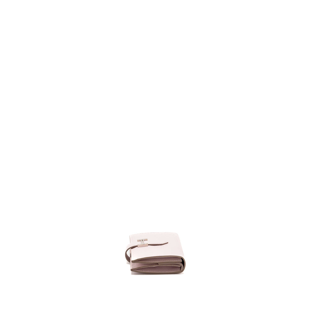 HERMES BEARN COMPACT WALLET EPSOM MAUVE PALE SHW