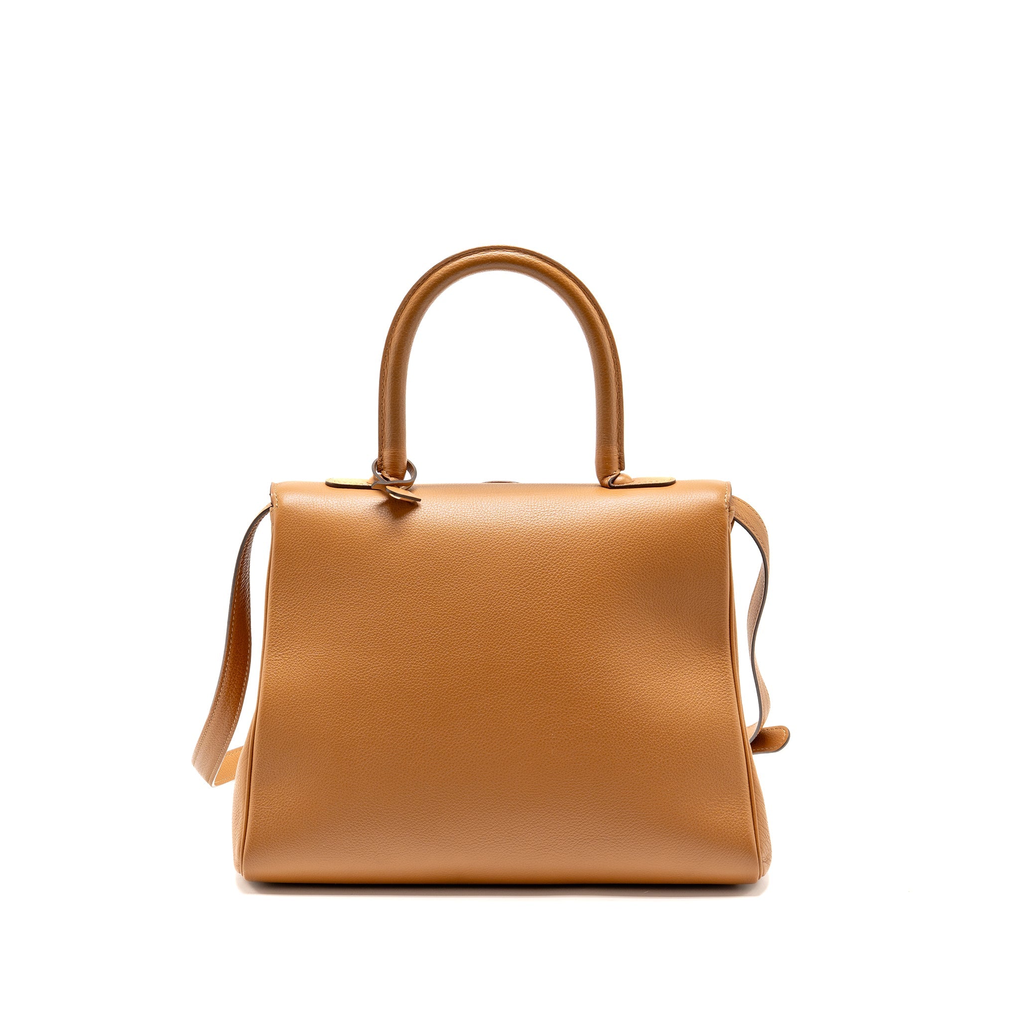 DELVAUX BRILLIANT MM CALFSKIN BROWN SHW