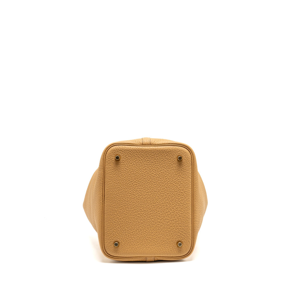 HERMES PICOTIN 22 CLEMENCE BISCUIT GHW