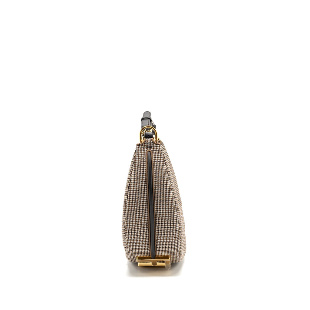 FENDI SMALL FENDIGRAPHY BAG FABRIC/ LEATHER BEIGE/ MULTICOLOUR GHW