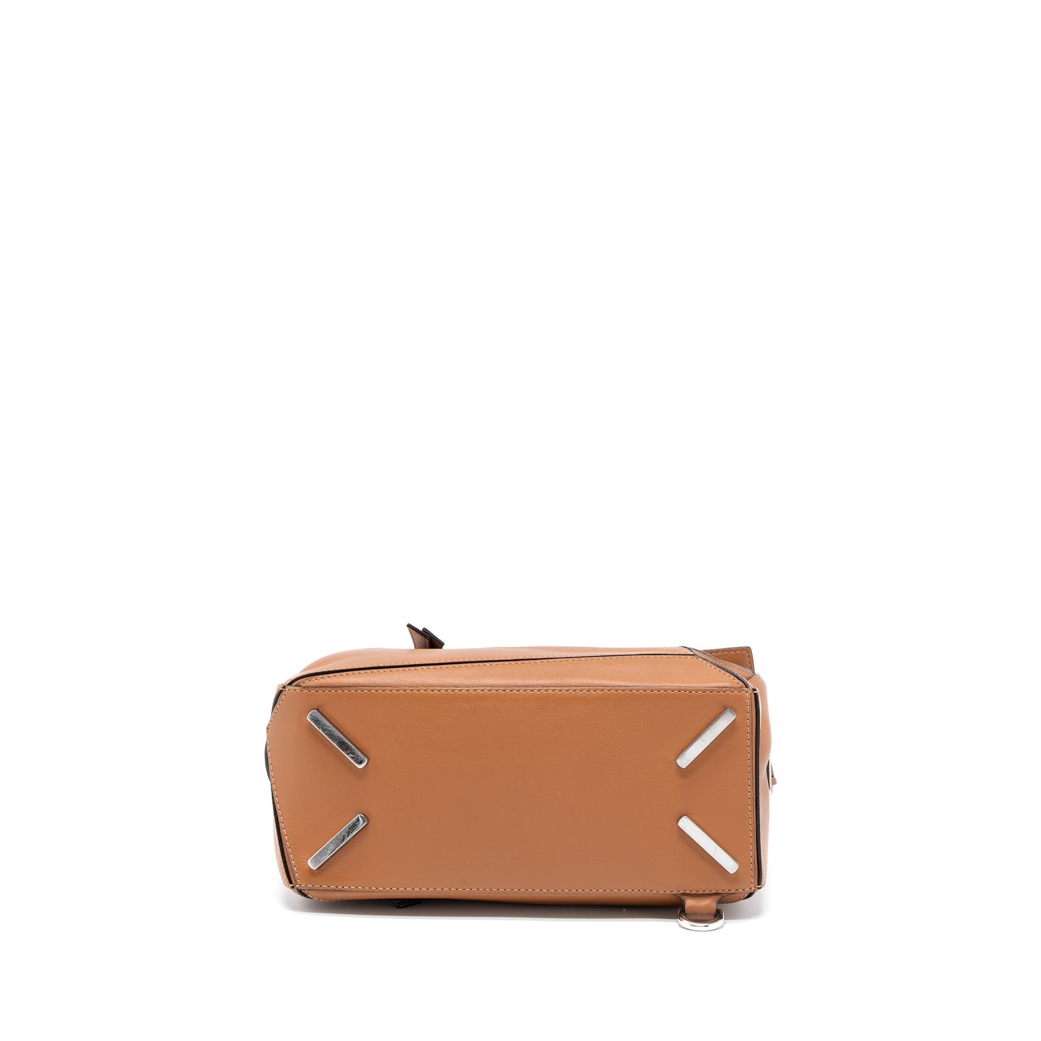 LOEWE SMALL PUZZLE BAG CALFSKIN TAN SHW