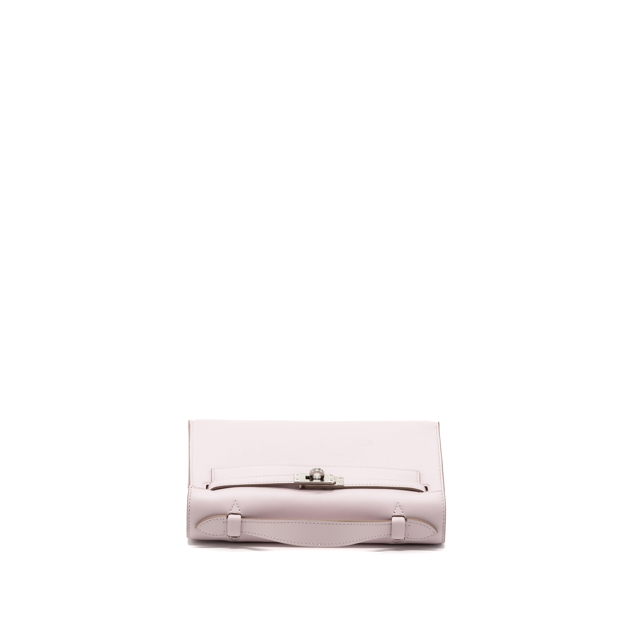 HERMES KELLY POCHETTE SWIFT MAUVE PALE SHW