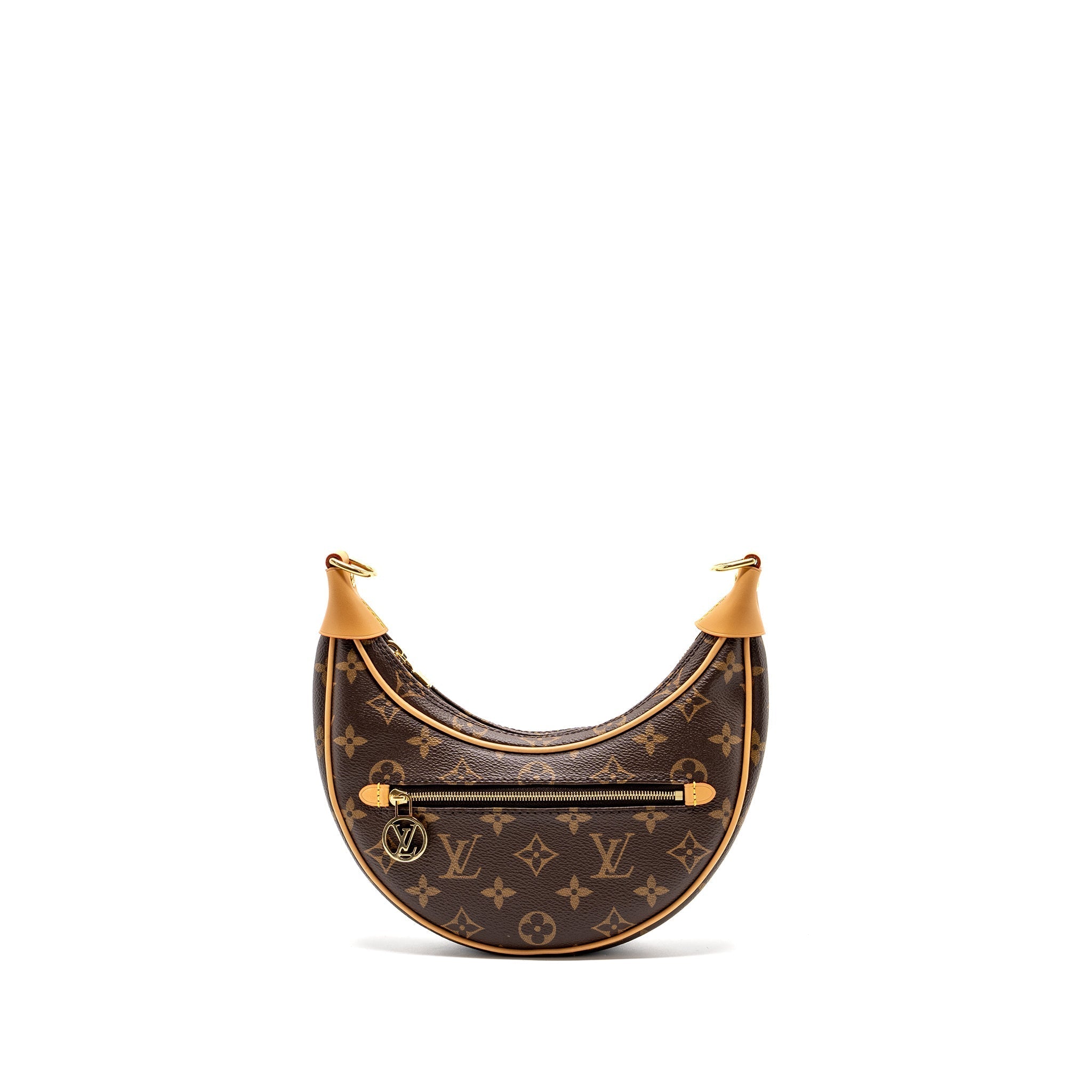 LOUIS VUITTON HALF-MOON LOOP BAGUETTE MONOGRAM CANVAS GHW