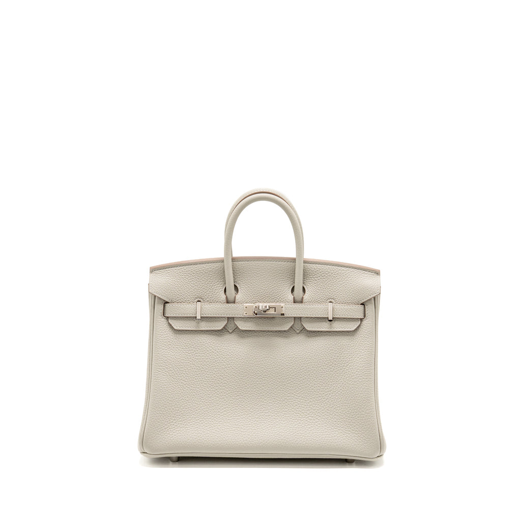 HERMES BIRKIN 25 TOGO GRIS PERLE SHW