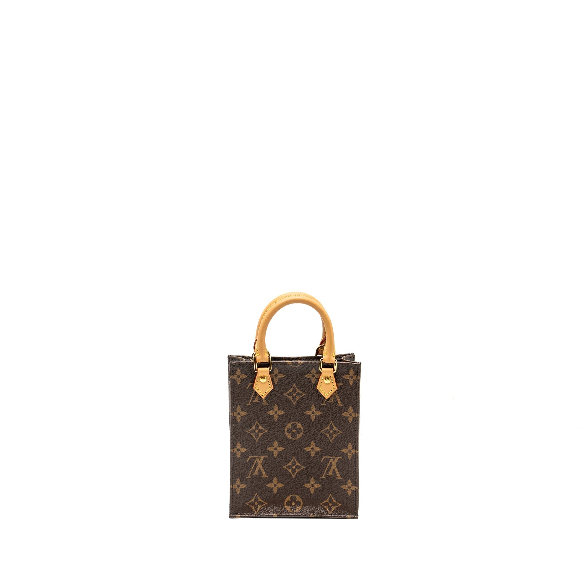 LOUIS VUITTON PATIT SAC PLAT MONOGRAM CANVAS GHW