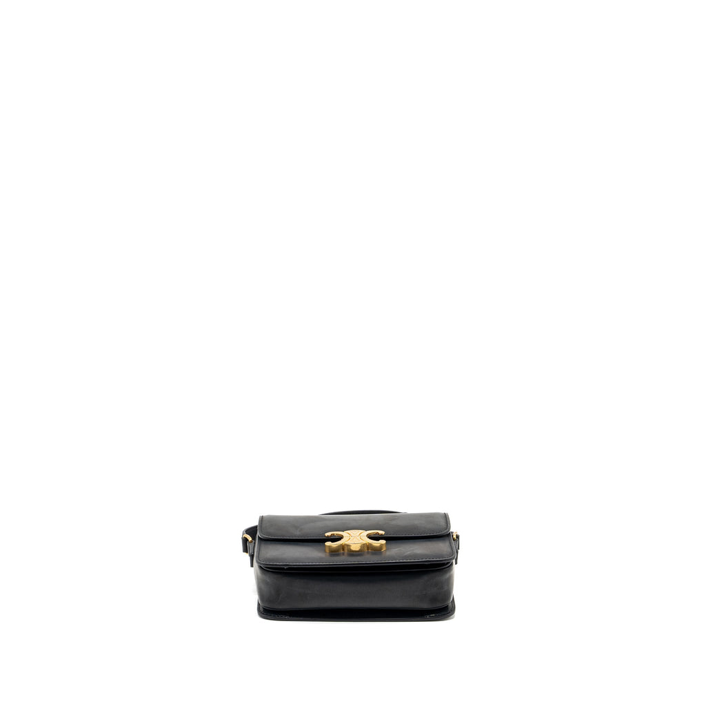 CELINE TEEN TRIOMPHE BAG CALFSKIN BLACK GHW