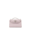 HERMES KELLY POCHETTE SWIFT MAUVE PALE SHW