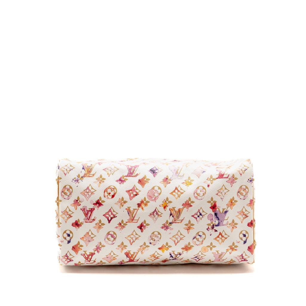 LOUIS VUITTON SPEEDY 35 BOSTON BAG WATERCOLOR MONOGRAM CANVAS MULTICOLOUR GHW