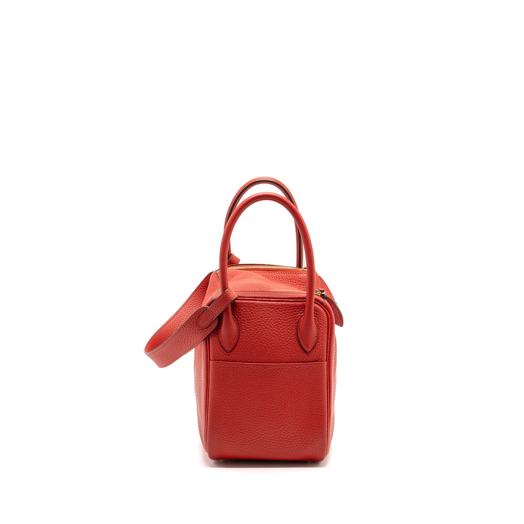 Hermes Lindy 26 Clemence Rouge Tomate GHW