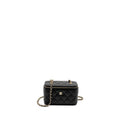 CHANEL LONG VANITY WITH CHAIN CAVIAR BLACK LGHW