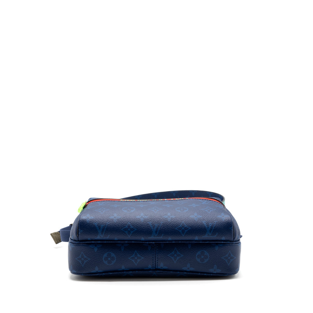 LOUIS VUITTON MESSENGER BAG MONOGRAM CANVAS PACIFIC BLUE/ MULTICOLOUR HARDWARE