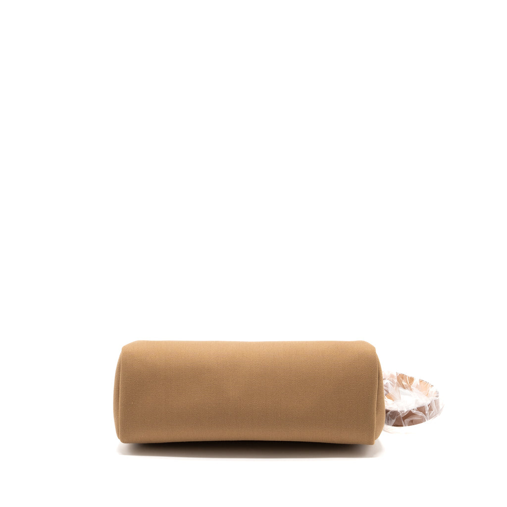 Hermes Herbag 31 Zip Bag Canvas/Hunter Chai/Fauve SHW