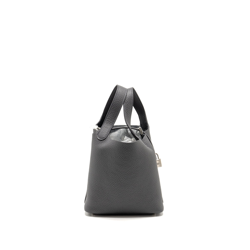 HERMES PICOTIN 18 LOCK BAG CLEMENCE ARDOISE SHW