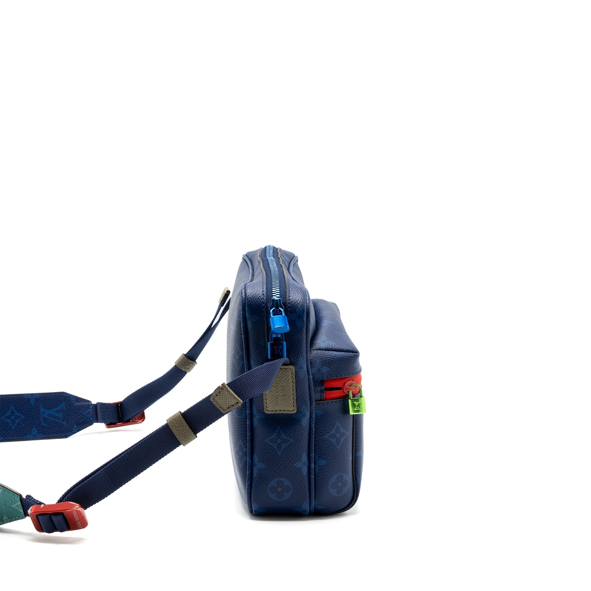 LOUIS VUITTON MESSENGER BAG MONOGRAM CANVAS PACIFIC BLUE/ MULTICOLOUR HARDWARE