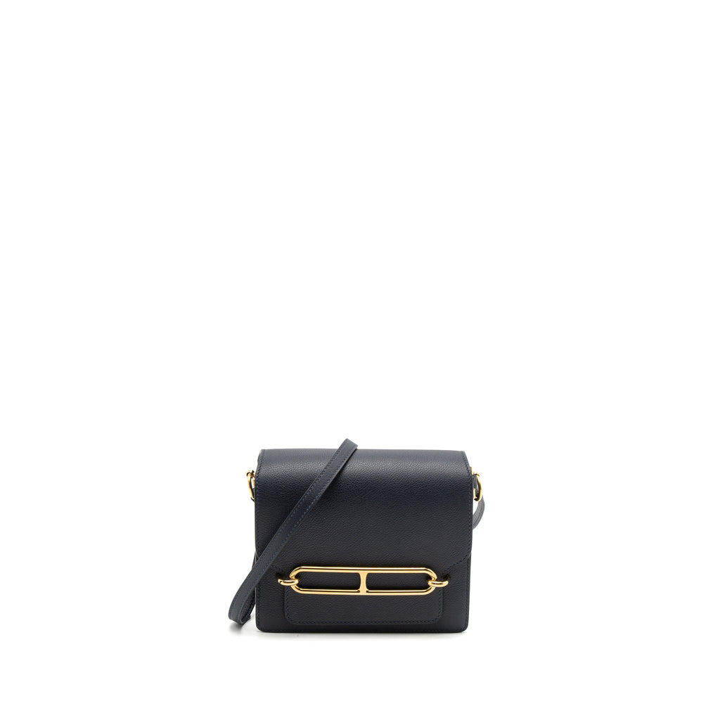 Hermes Mini Roulis Evercolour Blue Nuit GHW