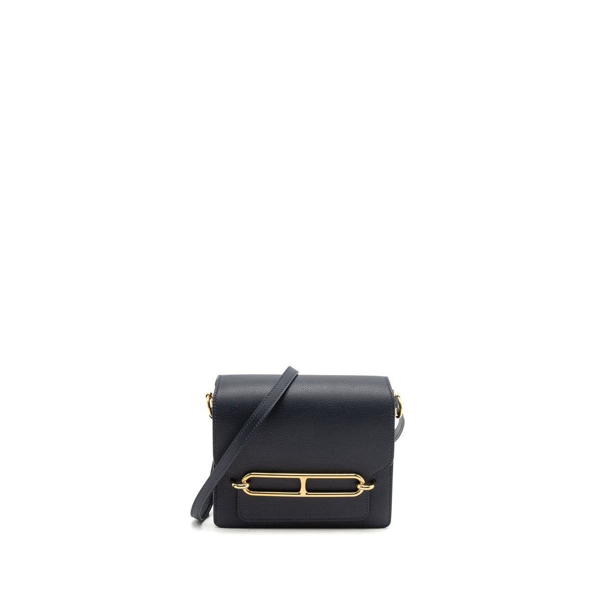 Hermes Mini Roulis Evercolour Blue Nuit GHW