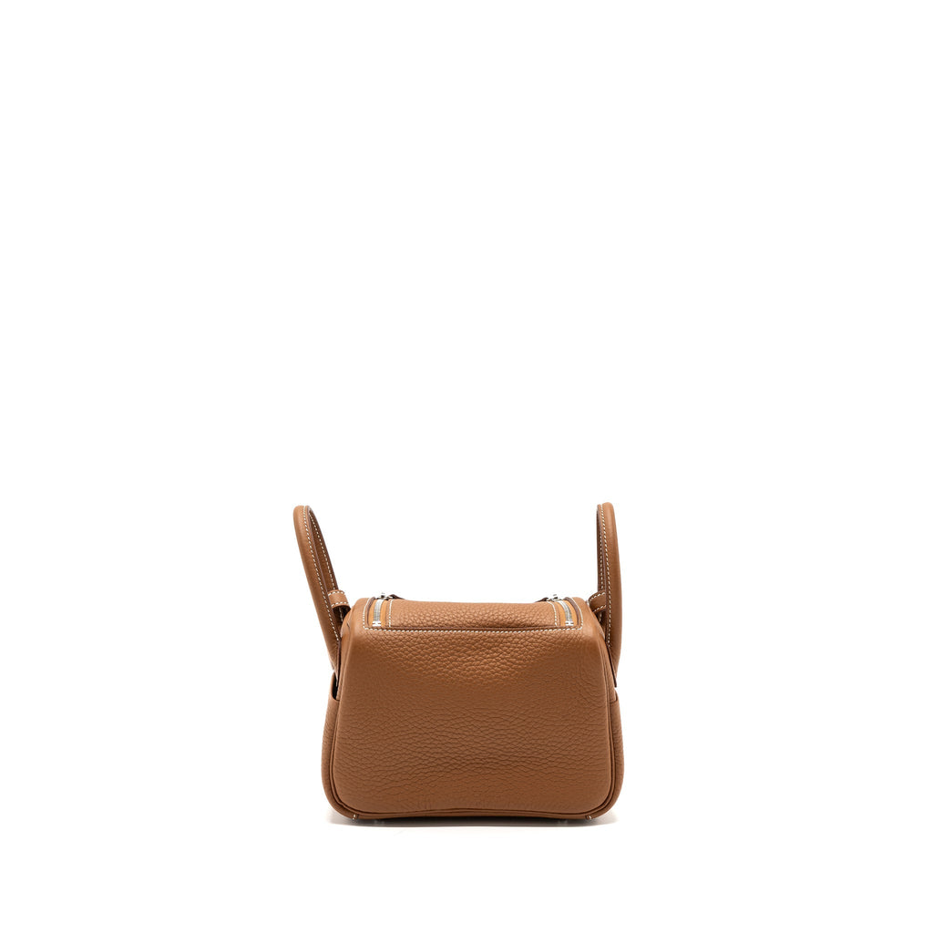HERMES MINI LINDY CLEMENCE GOLD SHW