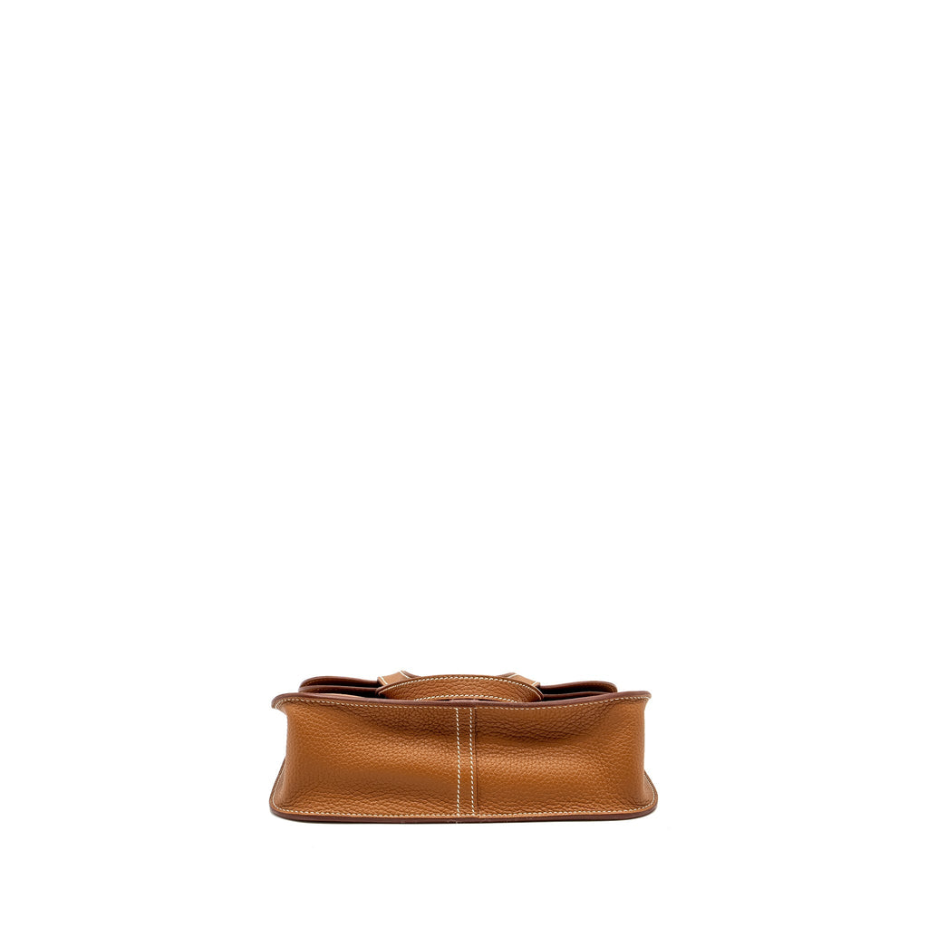 HERMES HALZAN 25 CLEMENCE GOLD GHW