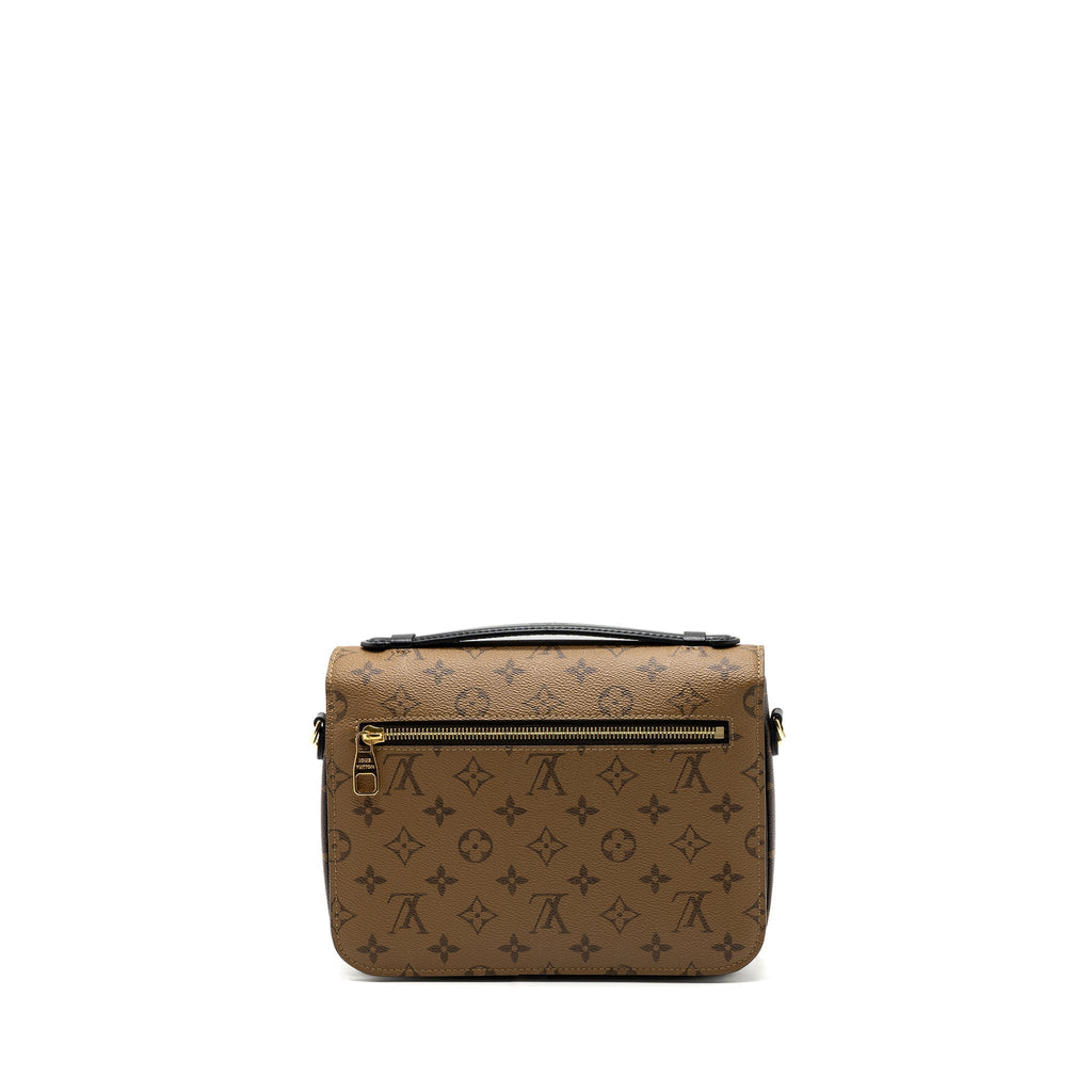 LOUIS VUITTON POCHETTE MÉTIS MONOGRAM REVERSE CANVAS GHW