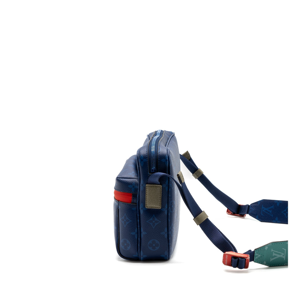 LOUIS VUITTON MESSENGER BAG MONOGRAM CANVAS PACIFIC BLUE/ MULTICOLOUR HARDWARE